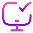 bheja computer check icon